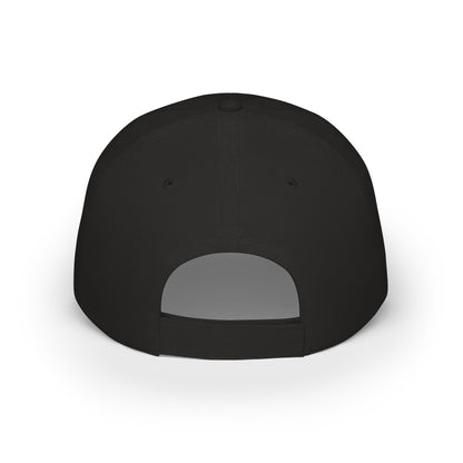 Qul Apparel Embroidery Low Profile Baseball Cap ( Black )